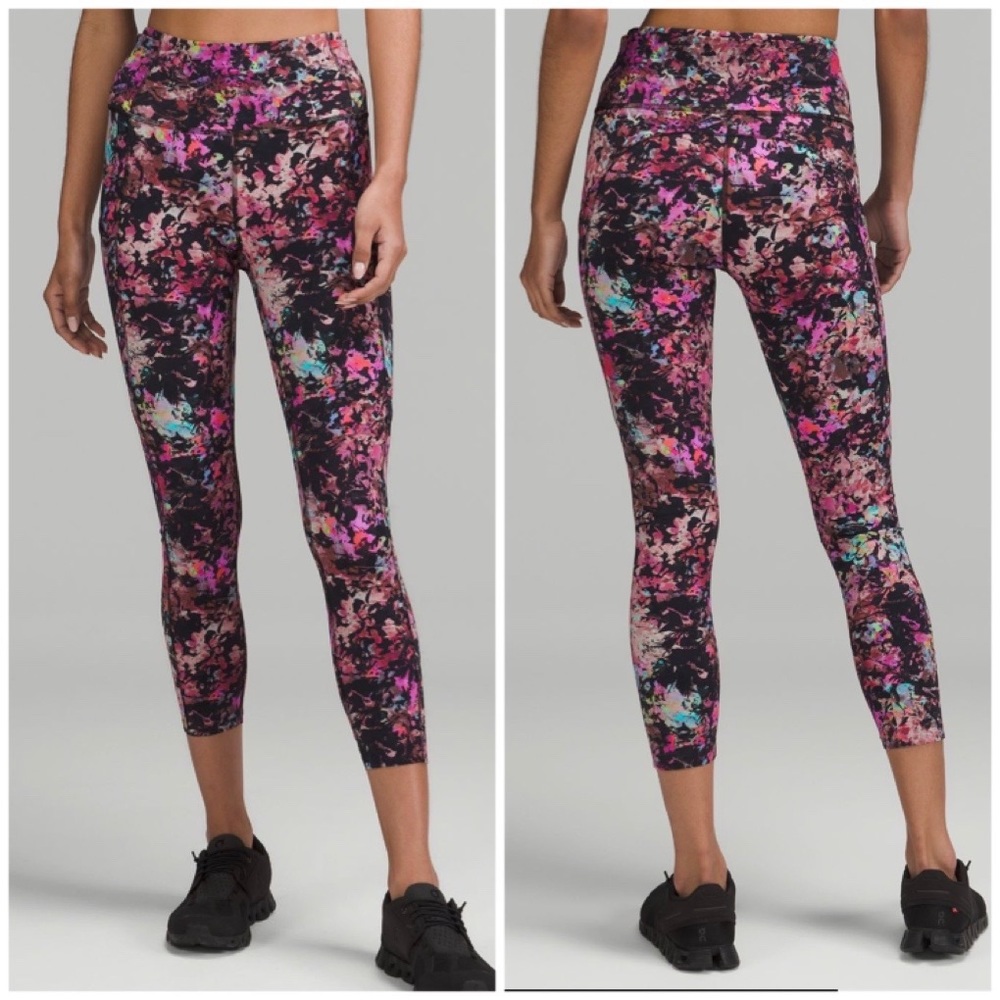 🍋 lululemon Fast and Free HR 23” sz 6
